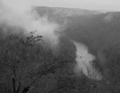 SET of photos Big South Fork from The East Rim Overlook