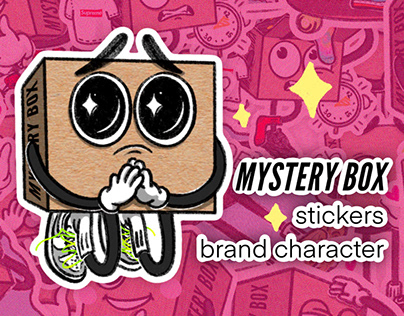 Project thumbnail - Brand character design, stickers for sneakers shop