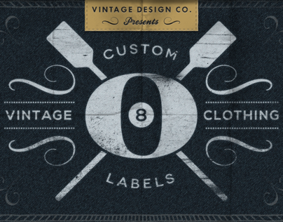 Vintage Clothing Label Design