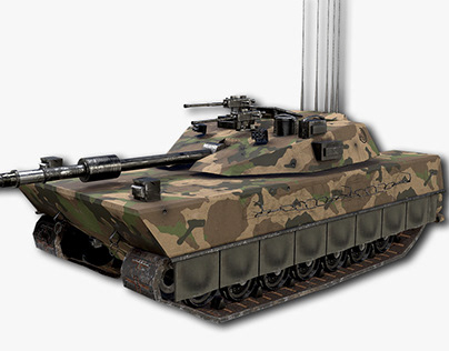 Battle Tank 3D Model