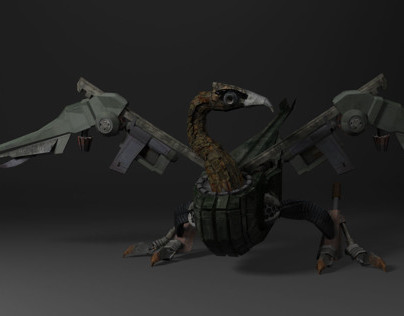 Mechanical Vulture 3D model