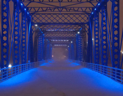 Blue Walking Bridge