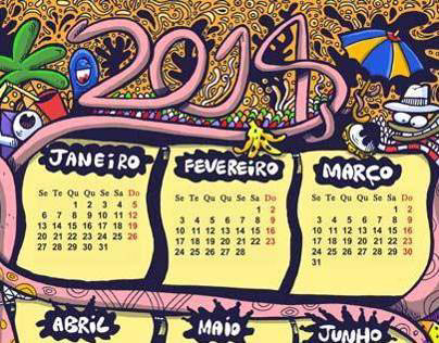 calendário 2014