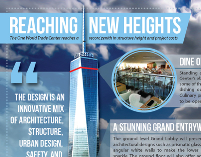 Infographic on One World Trade Center