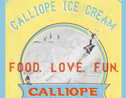Calliope Ice Cream Flyer