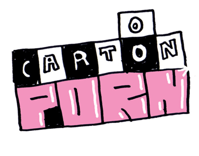 Cartoon Porn, linocut t-shirts