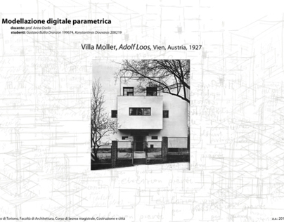 Parametric Modeling, Moller House, Adolf Loos