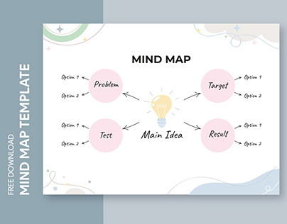 Free Mind Map Connection Diagram Template