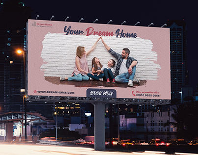 (Real Estate) billboard and social media post