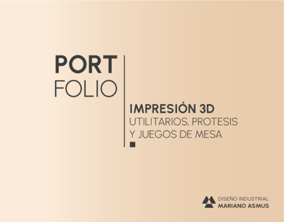 Portfolio - Impresión 3D