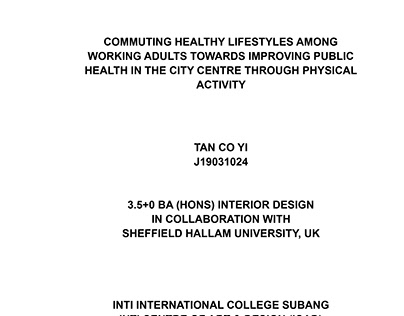 Y3S9_DISSERTATION_Commuting Healthy Lifestyle