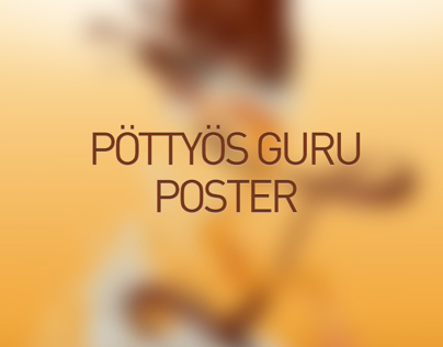Pöttyös GURU poster design