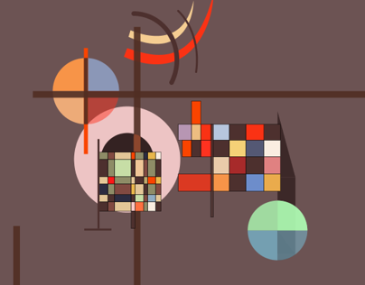 Kandinsky Abstract Art Processing Project