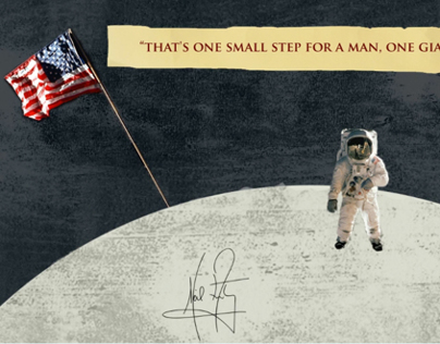 First Man On The Moon - Short Motion