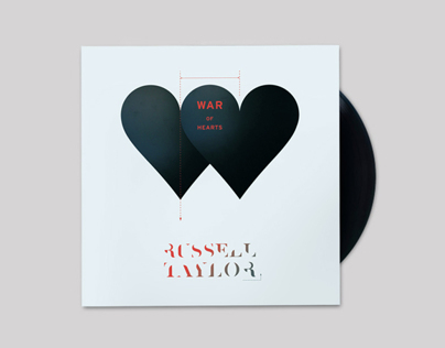 Album Cover — Russel Taylor's War of Hearts