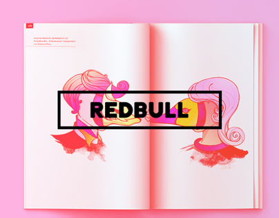 Red Bull Magazine Illustrations
