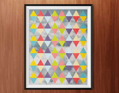 Psychedelic Triangles – Poster