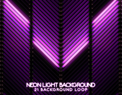 Neon Light VJ Video Backgrounds