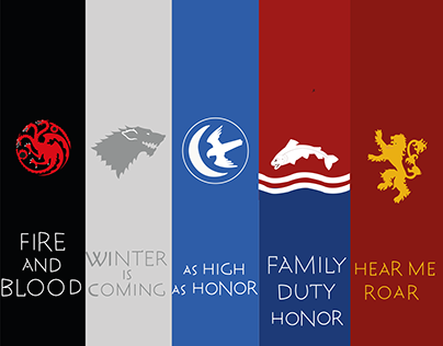 Game Of Thrones Flags