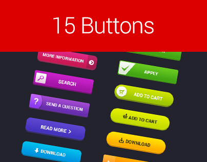 Clean Web Buttons