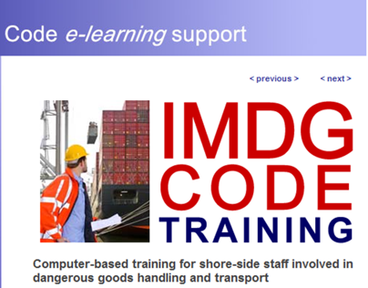 IMDG Code e-learning