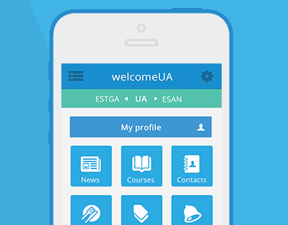 WelcomeUA App Interface Design