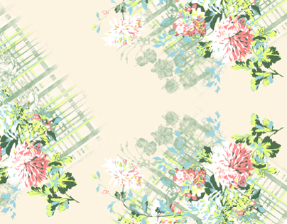 Floral & Plaid Pattern