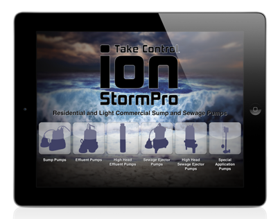 Ion StormPro In-House iPad Application