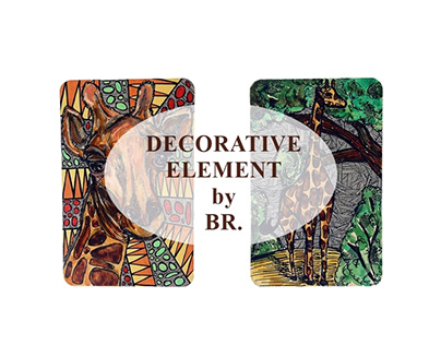 "Decorative element by BR."/Artist BR.