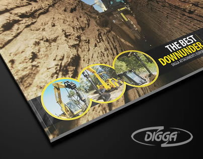 Digga corporate brochure design