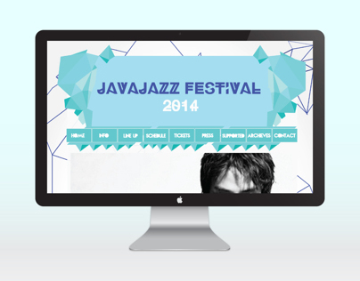 Java Jazz Festival | Website Interface