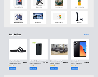 E-Commerce Store Homepage