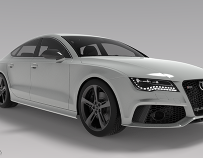Audi RS7 2013 渲染