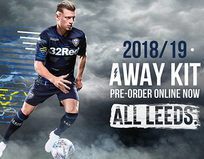 Leeds United 2018/19 Away Kit Launch.