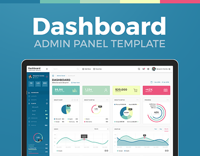 Dashboard Admin Panel PSD Template