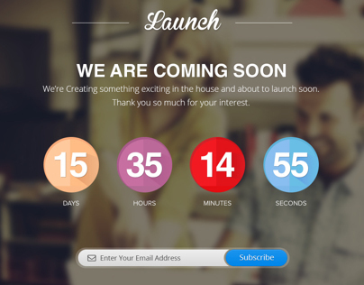 Launch Page