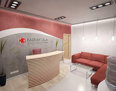 Дизайн интерьера офиса РА Barracuda (Москва).