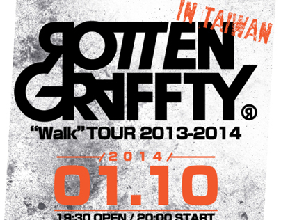 ROTTENGRAFFTY Walk Tour 2013-2014 in TAIWAN