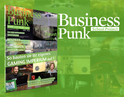 Fictitious Magazincover - Business Punk