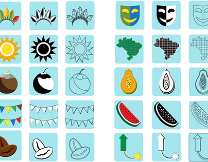 Rio Carnival Icons