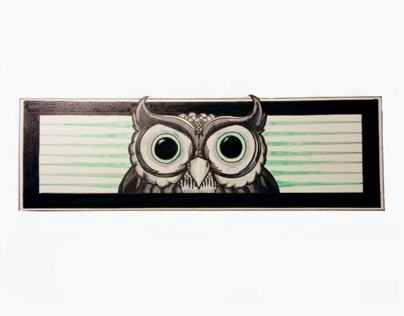 Owl Head Illustration