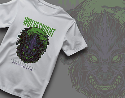 WolvesNight T-Shirt Design