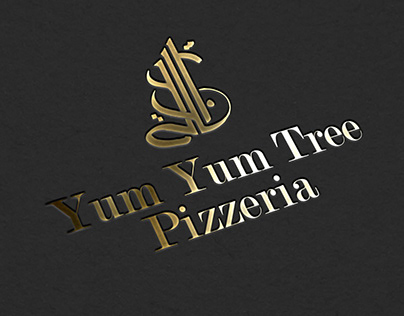 yum yum tree pizza restaurant branding
