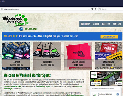 Weekend Warrior Sportz Website