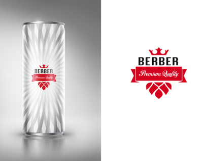 BERBER Beer Can and Logo Design