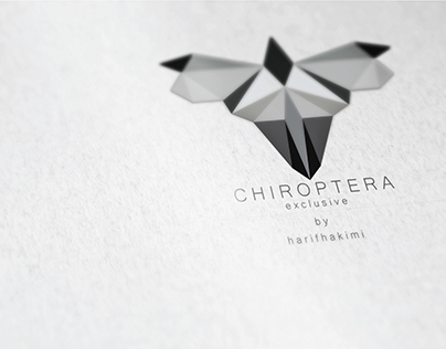 Low Poly Art Logo @CHIROPTERA