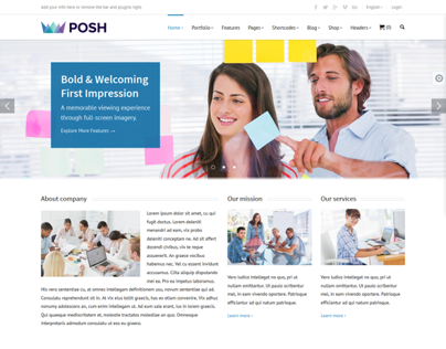 Posh Multi-Purpose WordPress Theme