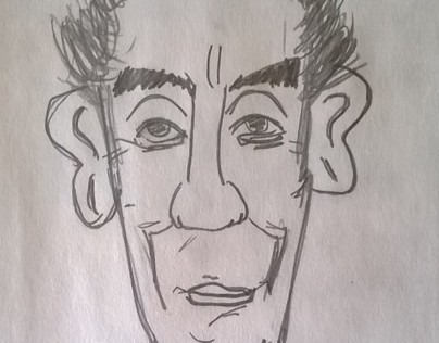 Sketch - grafito - old man