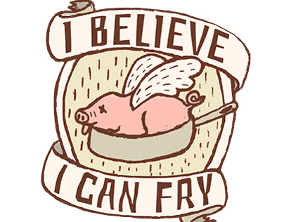 "I believe I can fry" food truck
