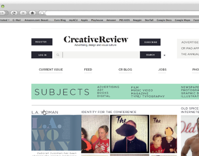 Website Redesign-Creative Review